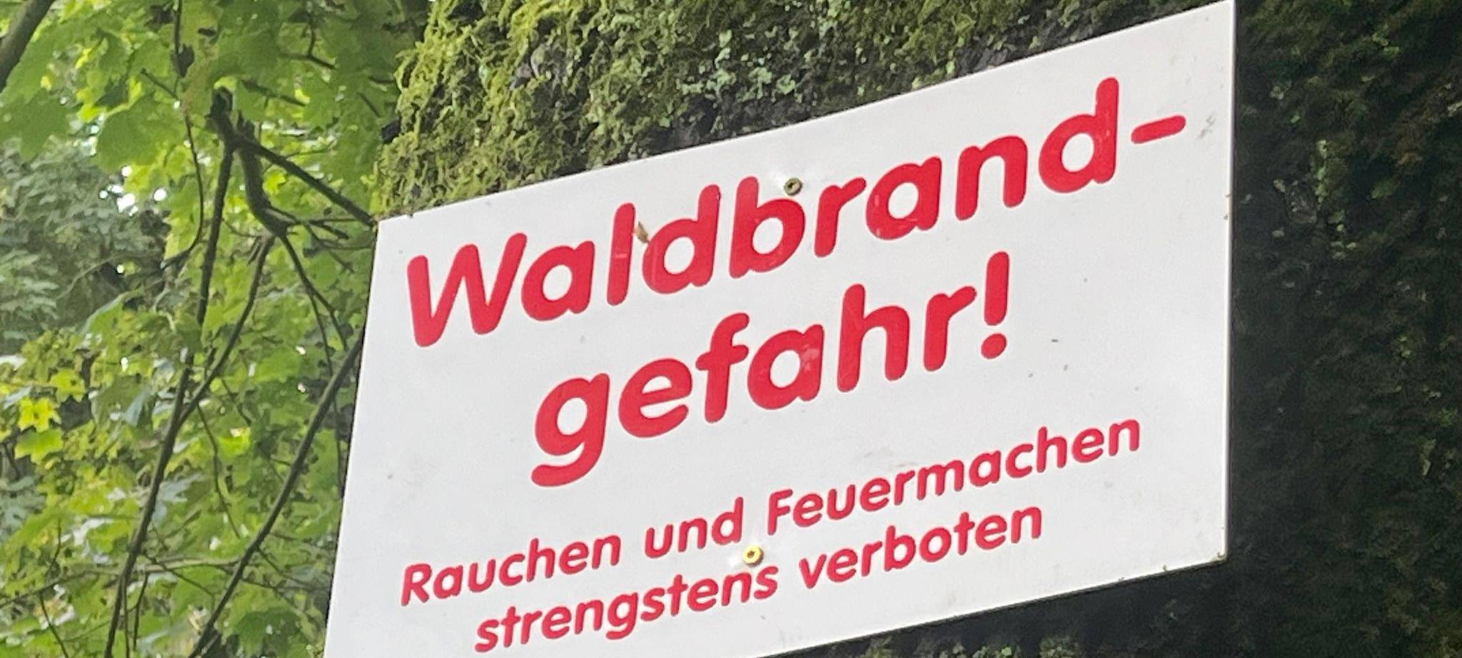 Hohe Waldbrandgefahr
