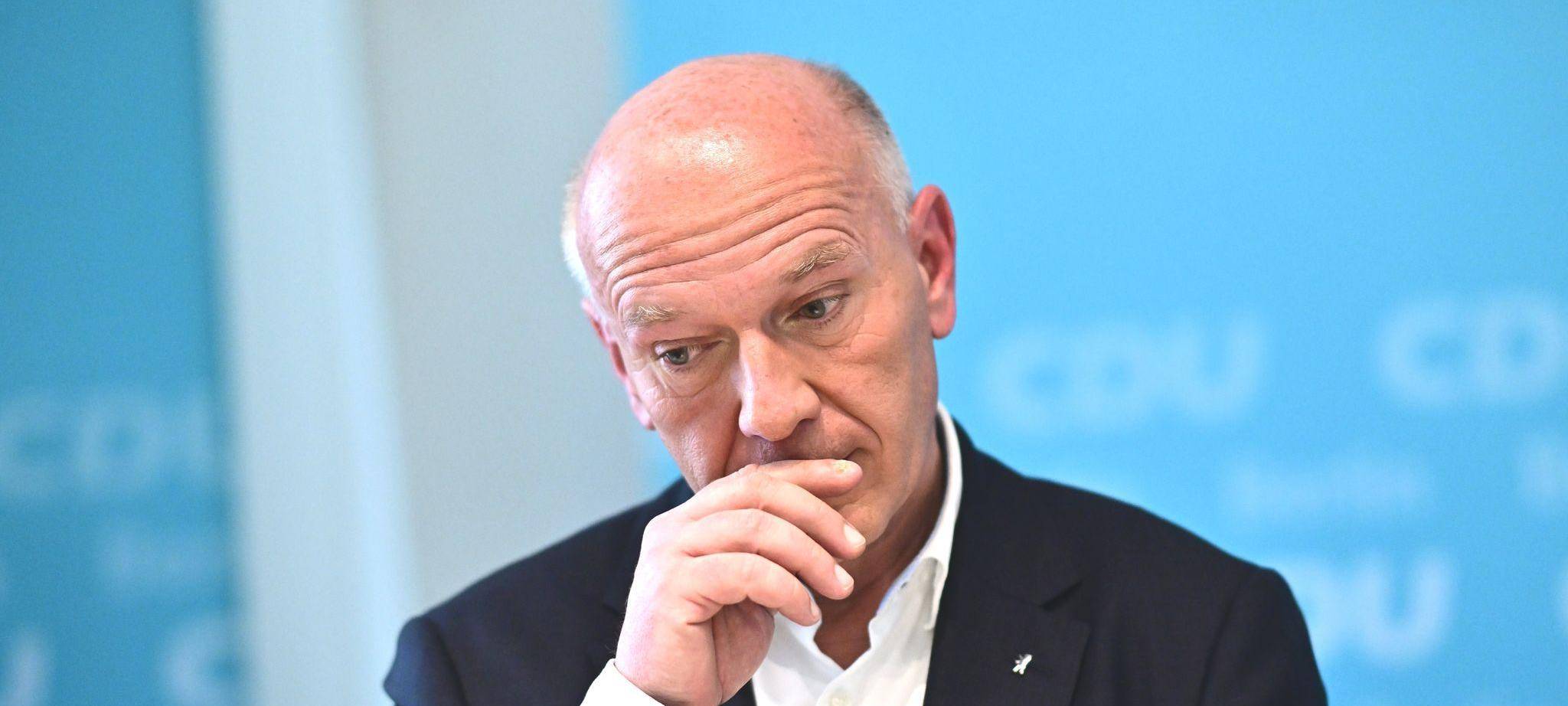 Pressetermin des Landesvorsitzenden der CDU Berlin