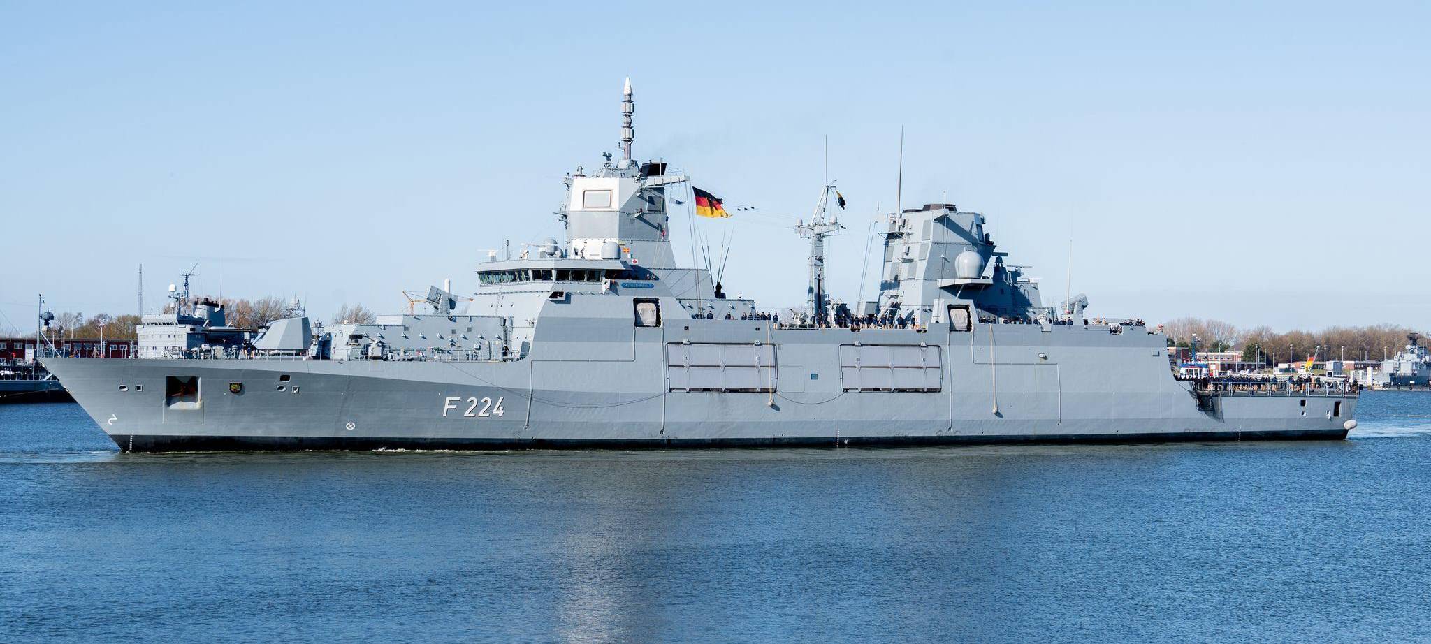 Ankunft der Fregatte «Sachsen-Anhalt»