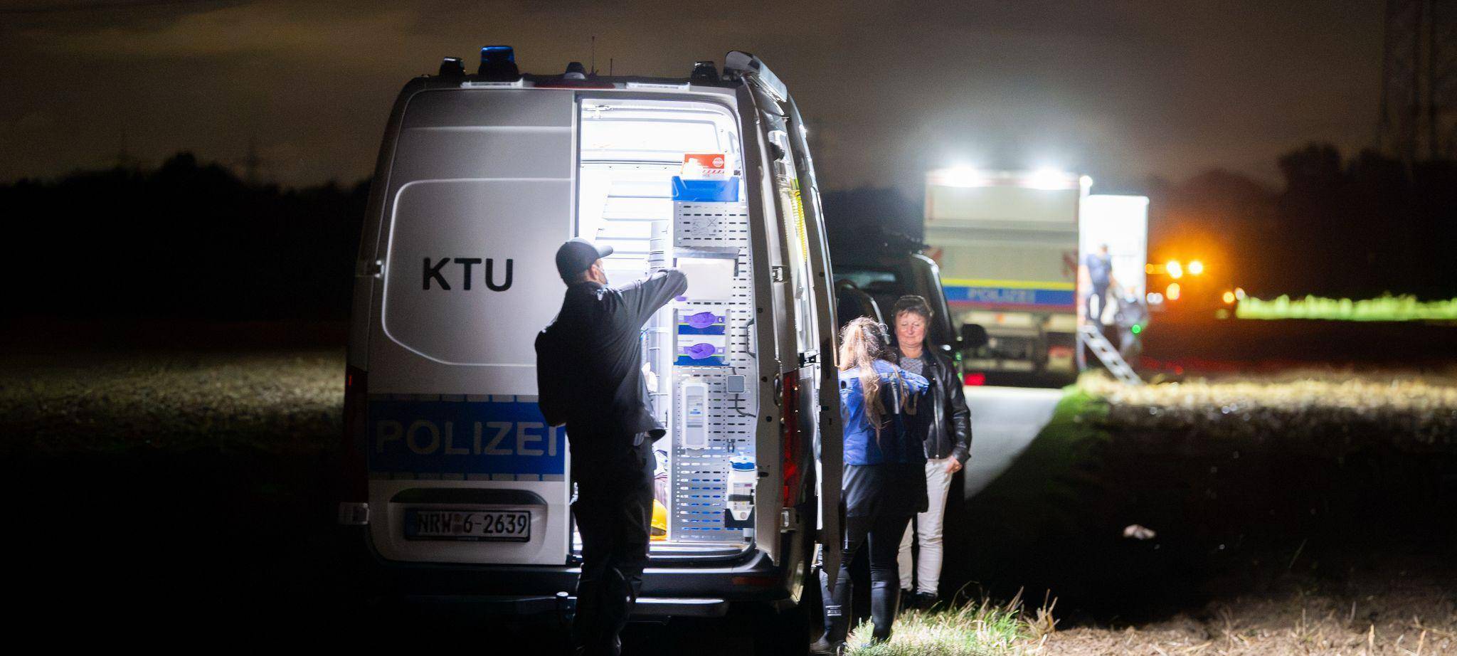 Polizeieinsatz am Umspannwerk in Dormagen