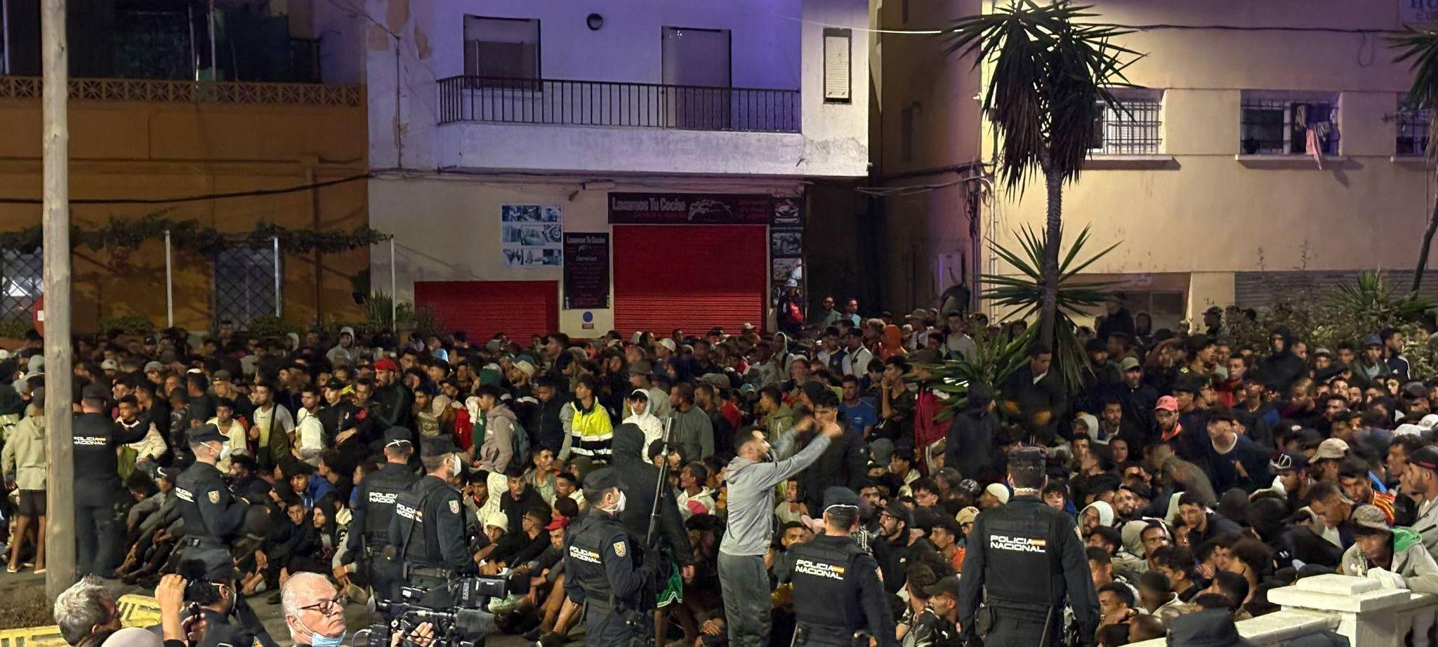 Situation der Migranten in Ceuta